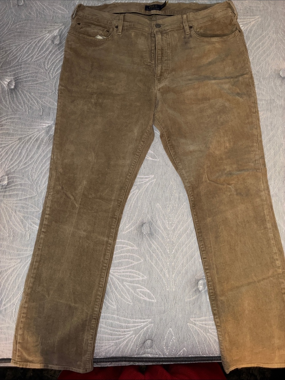 Ralph Lauren Men's Corduroy Pants in Tan Brown